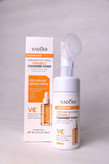 فوم شستشوی صورت ویتامین سی براش دار برند سادور| cleanser foam vitamin C sador