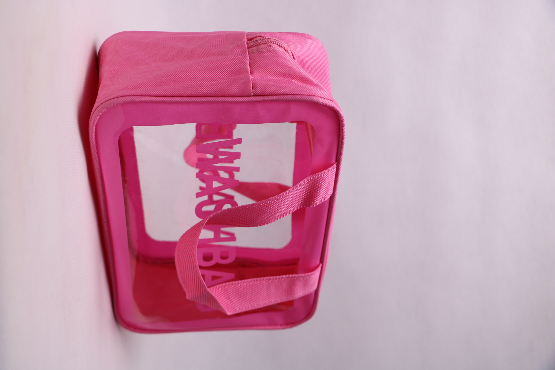 كيف لوازم آرایشی شفاف، واش بگ سایز بزرگ | Washbag